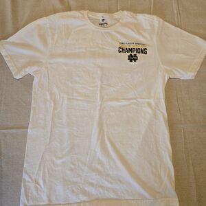 Fanatics Notre Dame Orange Bowl Champions T-Shirt Medium White USED